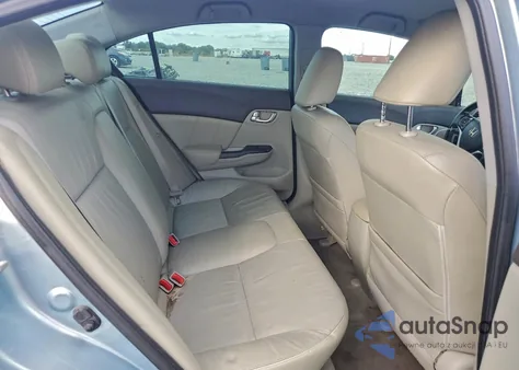 2012 Honda Civic Hybrid L from USA, damaged, VIN JHMFB4F31CS007737